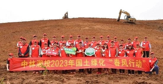 增林擴綠，我們在行動——中林湘投開展國土綠化“春風行動”